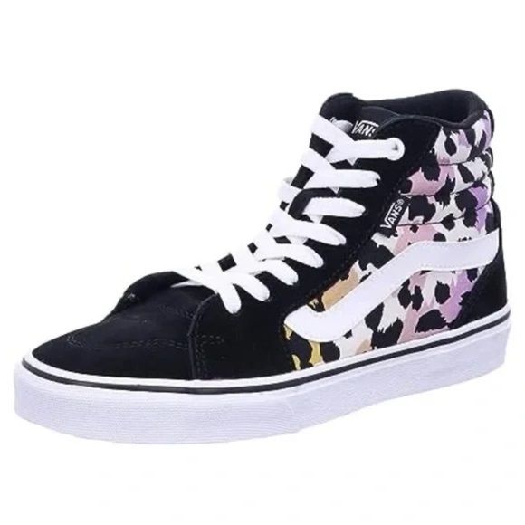 VANS • Filmore Hi Top Graphic Animal Print Lace Up Shoes - Picture 8 of 11